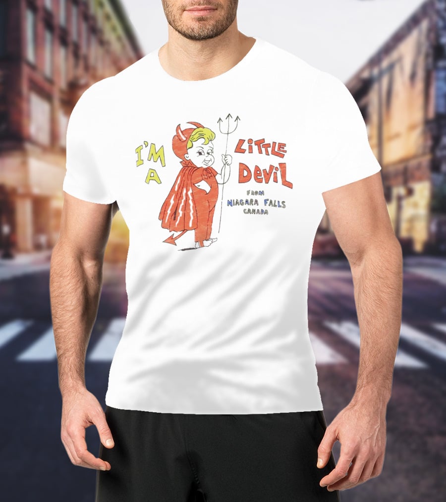 I'M A Little Devil From Niagara Falls Canada T-Shirt