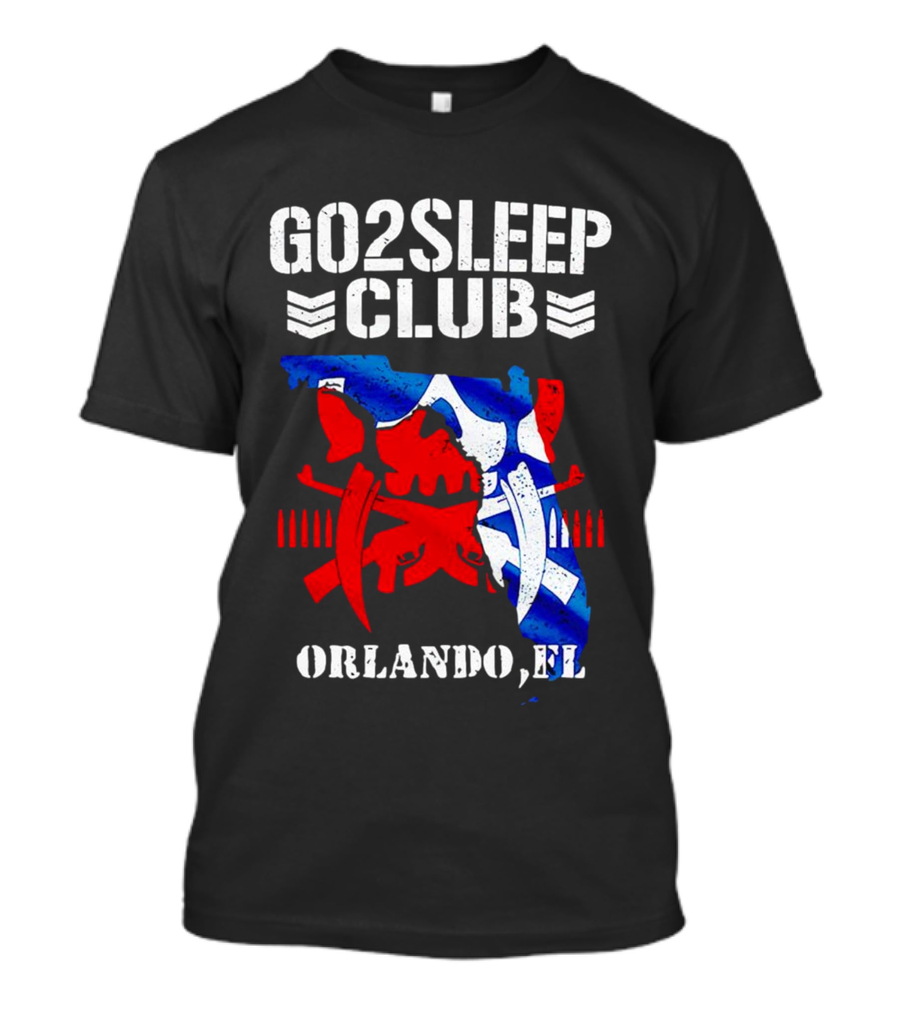 Go2Sleep Club Florida Theme Orlando FL Kenta T-Shirt