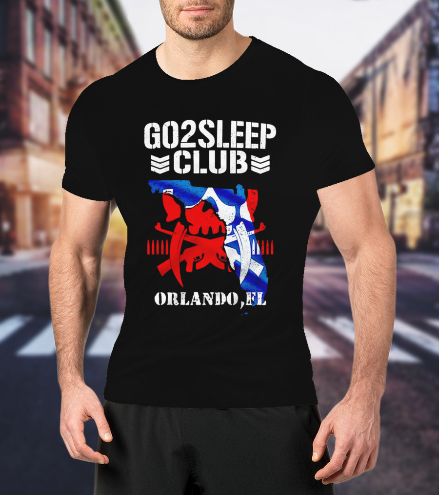 Go2Sleep Club Florida Theme Orlando FL Kenta T-Shirt