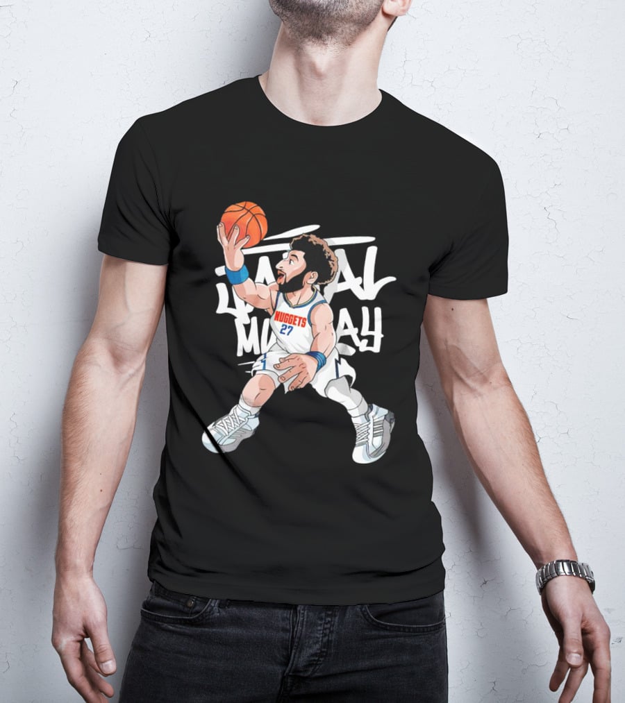Denver Nuggets Jamal Murray Mile High Basketball Jumper T-Shirt