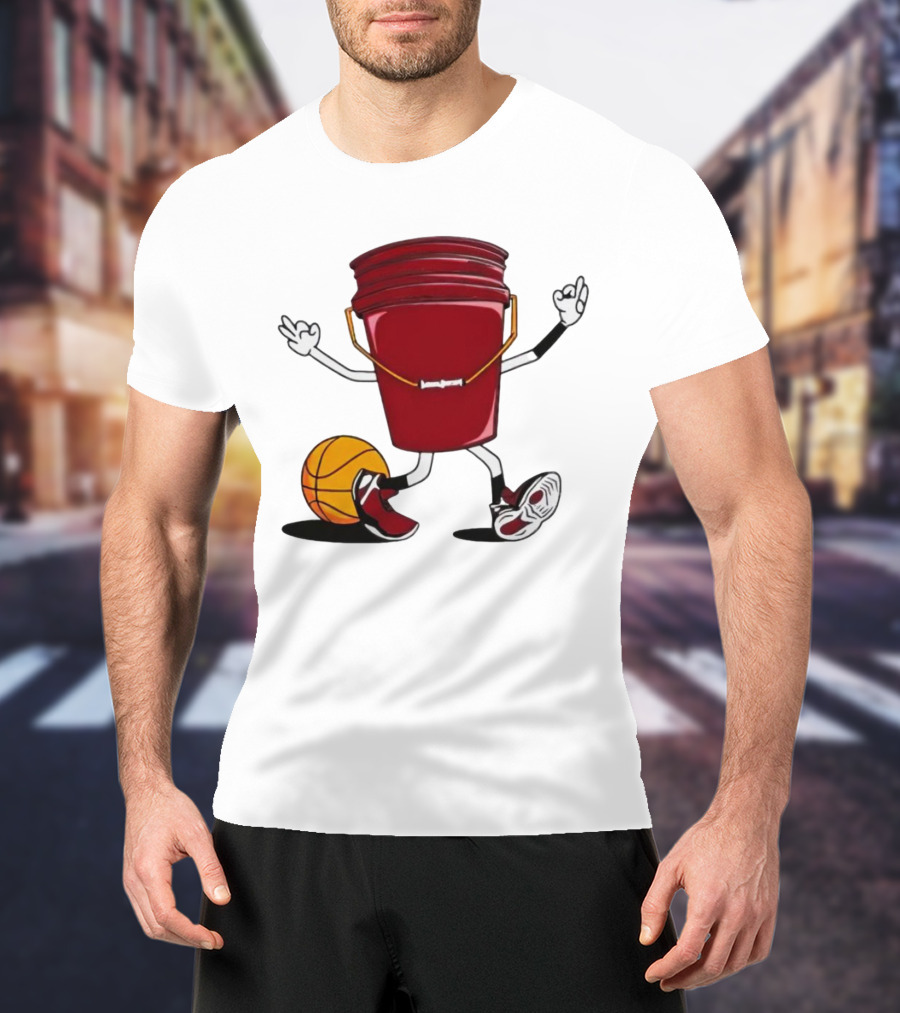 Jimmy Butler Miami Heat Basketball Bucket Character T-Shirt