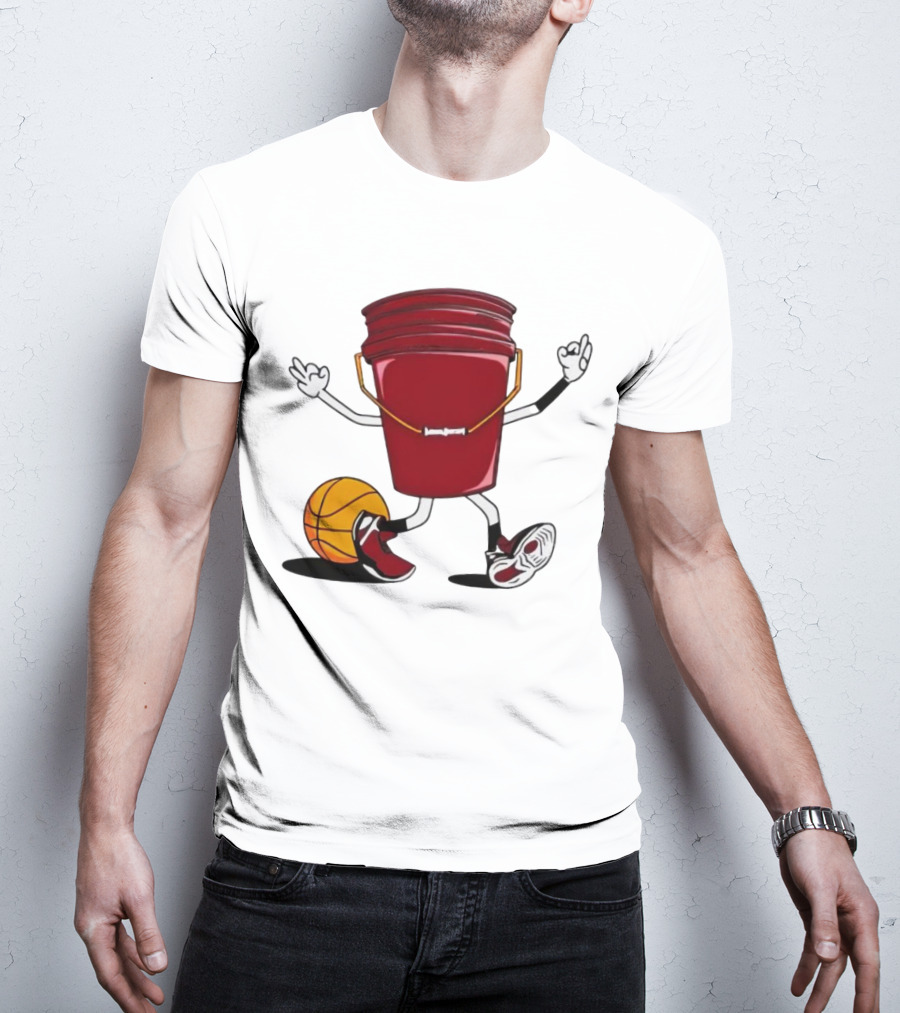 Jimmy Butler Miami Heat Basketball Bucket Character T-Shirt