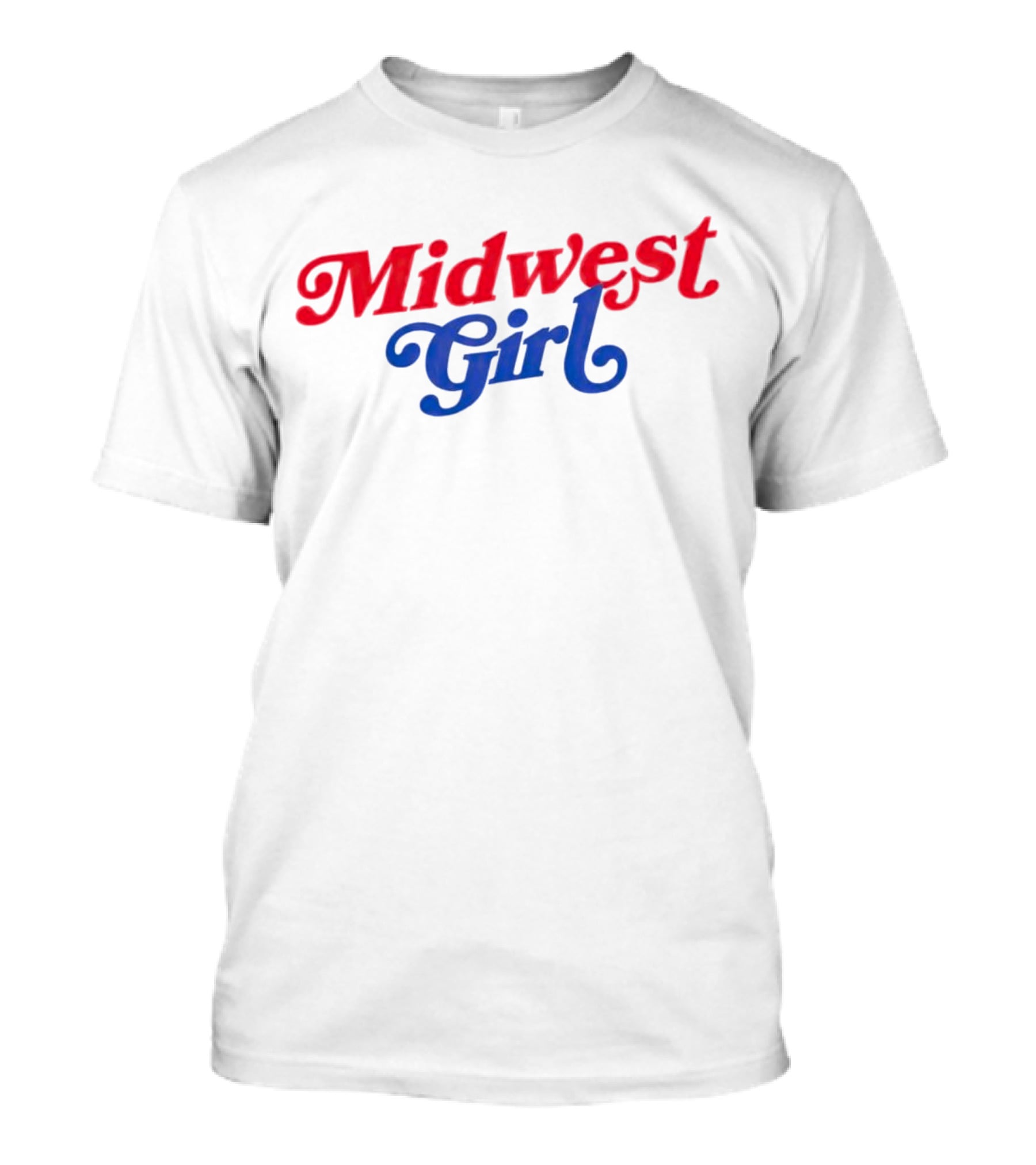 Midwest Girl Red Blue T-Shirt