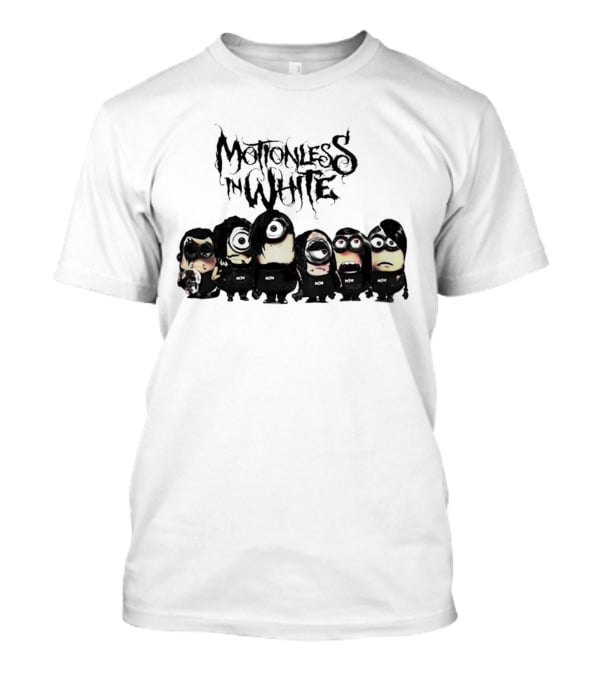 Motionless In White Minions Fiery Dark Character Ensemble T-Shirt