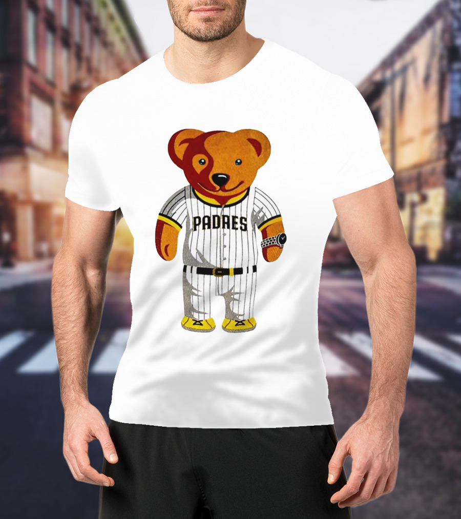 Oris Bear Padres San Diego Baseball Team T-Shirt