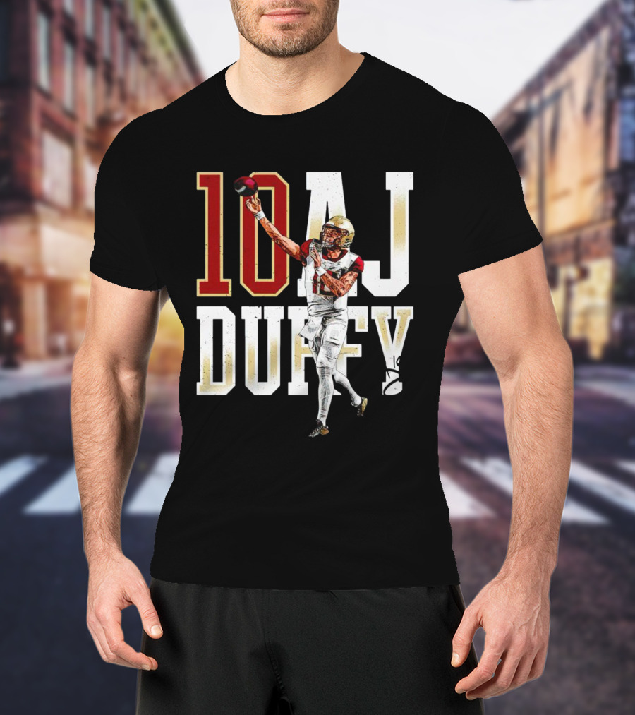 Aj Duffy 10 Florida State Seminoles Football Player T-Shirt