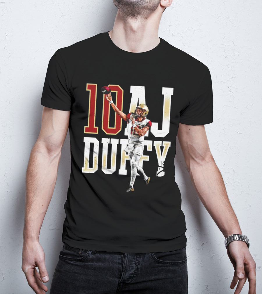 Aj Duffy 10 Florida State Seminoles Football Player T-Shirt