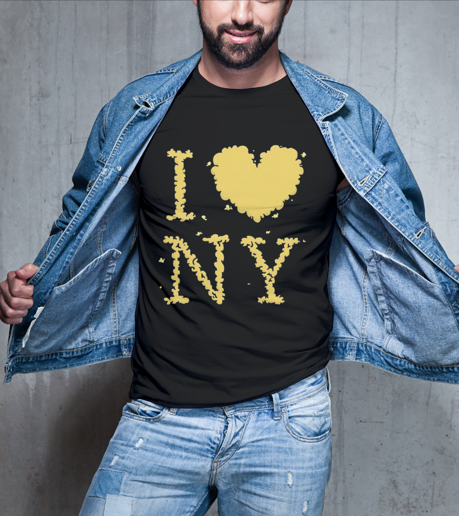 I Love NY Smoke Edition Puff Lettering T-Shirt
