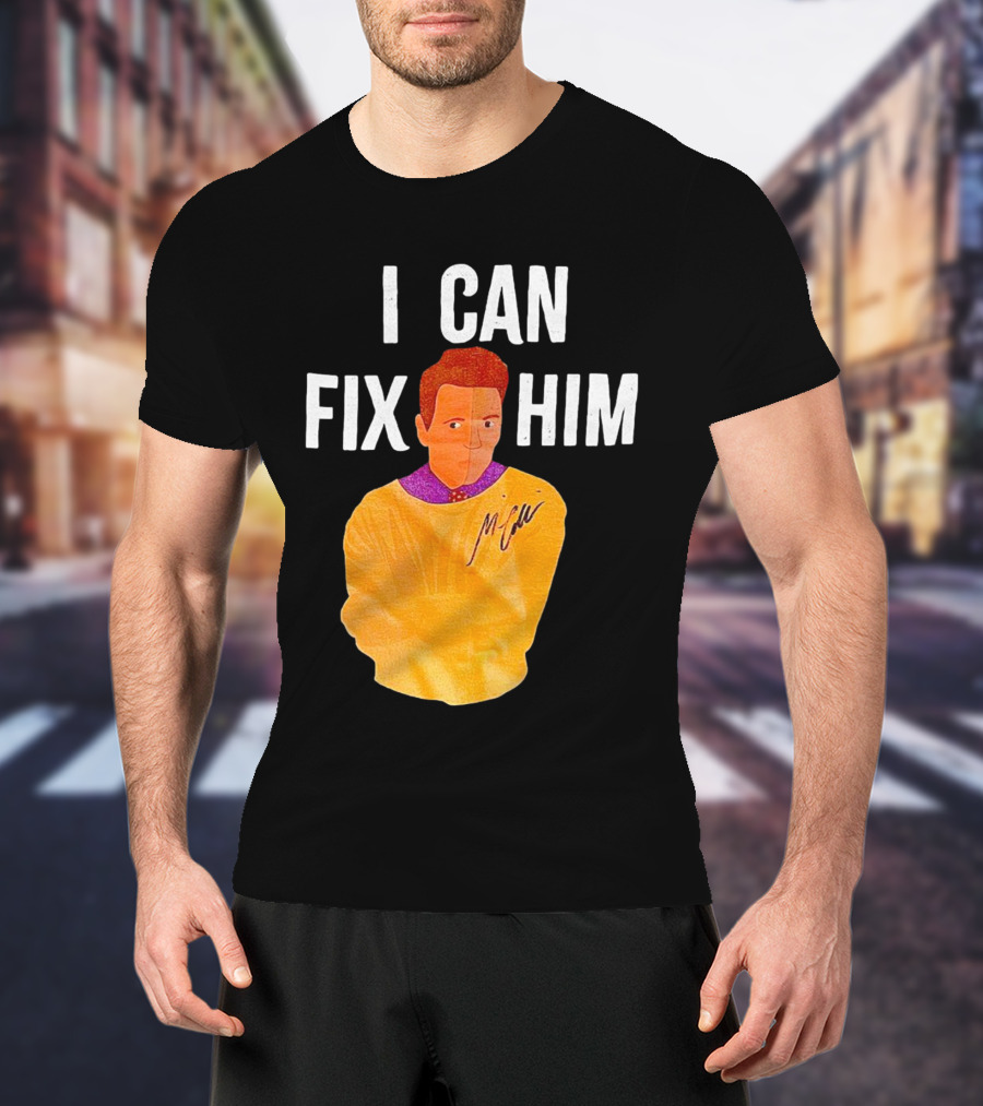 Misha Collins I Can Fix Him Orange T-Shirt