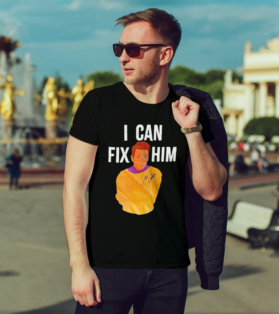 Misha Collins I Can Fix Him Orange T-Shirt