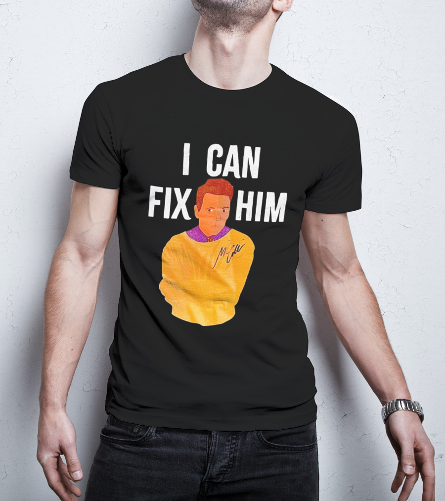 Misha Collins I Can Fix Him Orange T-Shirt