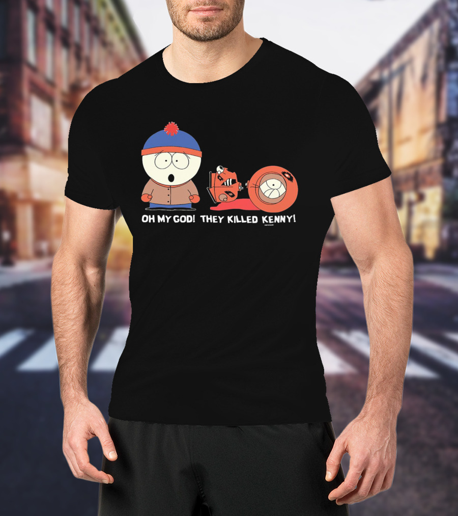 Oh My God They Killed Kenny South Park Classic Scene T-Shirt