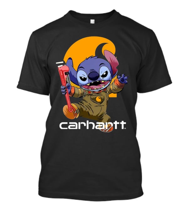 Stitch Carhartt Work In Progress Logo Crossover T-Shirt