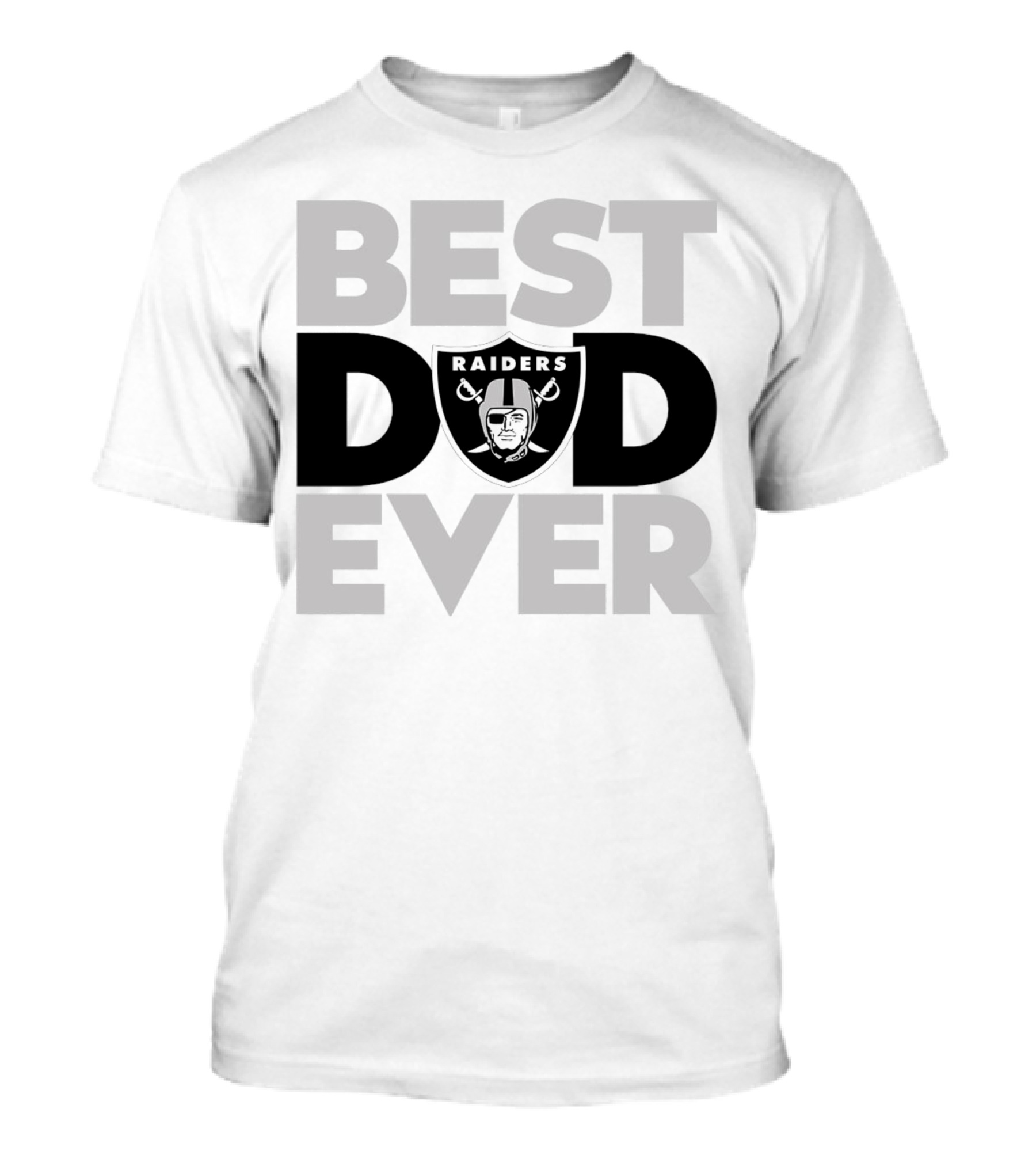 Best Dad Ever Raiders NFL Las Vegas T-Shirt