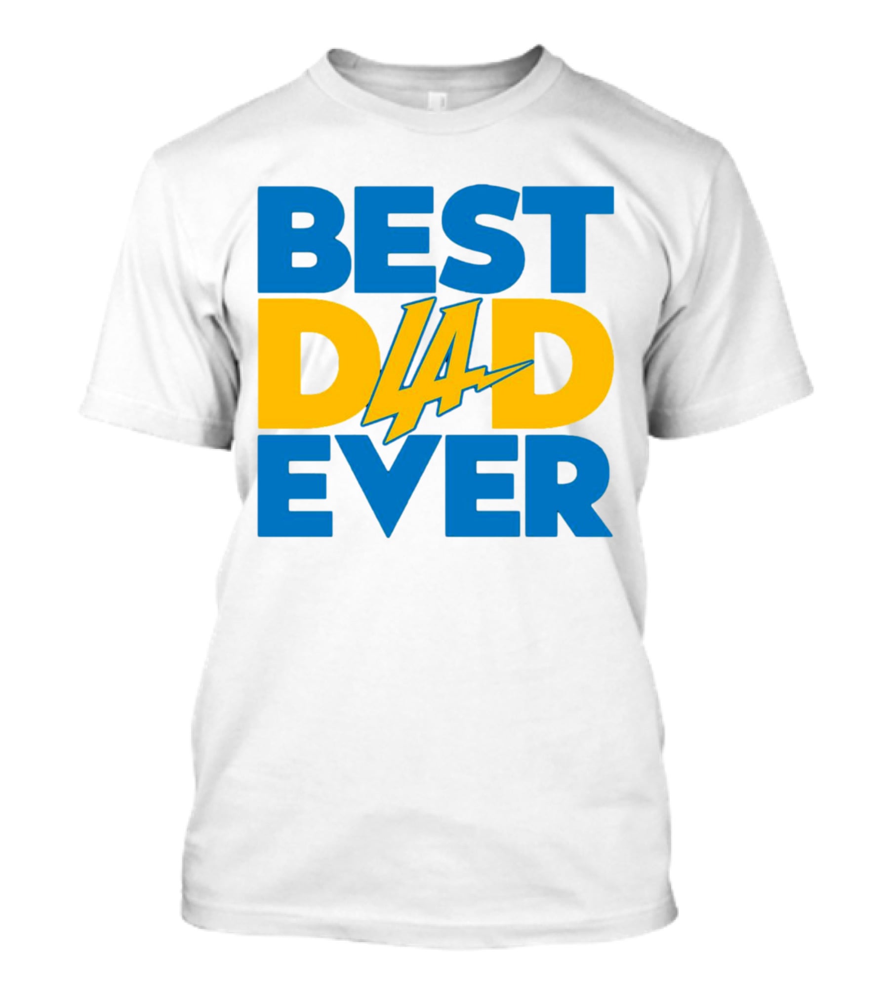 Best Dad Ever LA Chargers NFL T-Shirt