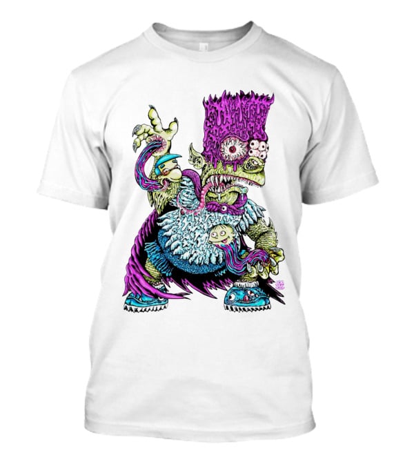 Caped Monster Bart Simpson Surreal T-Shirt