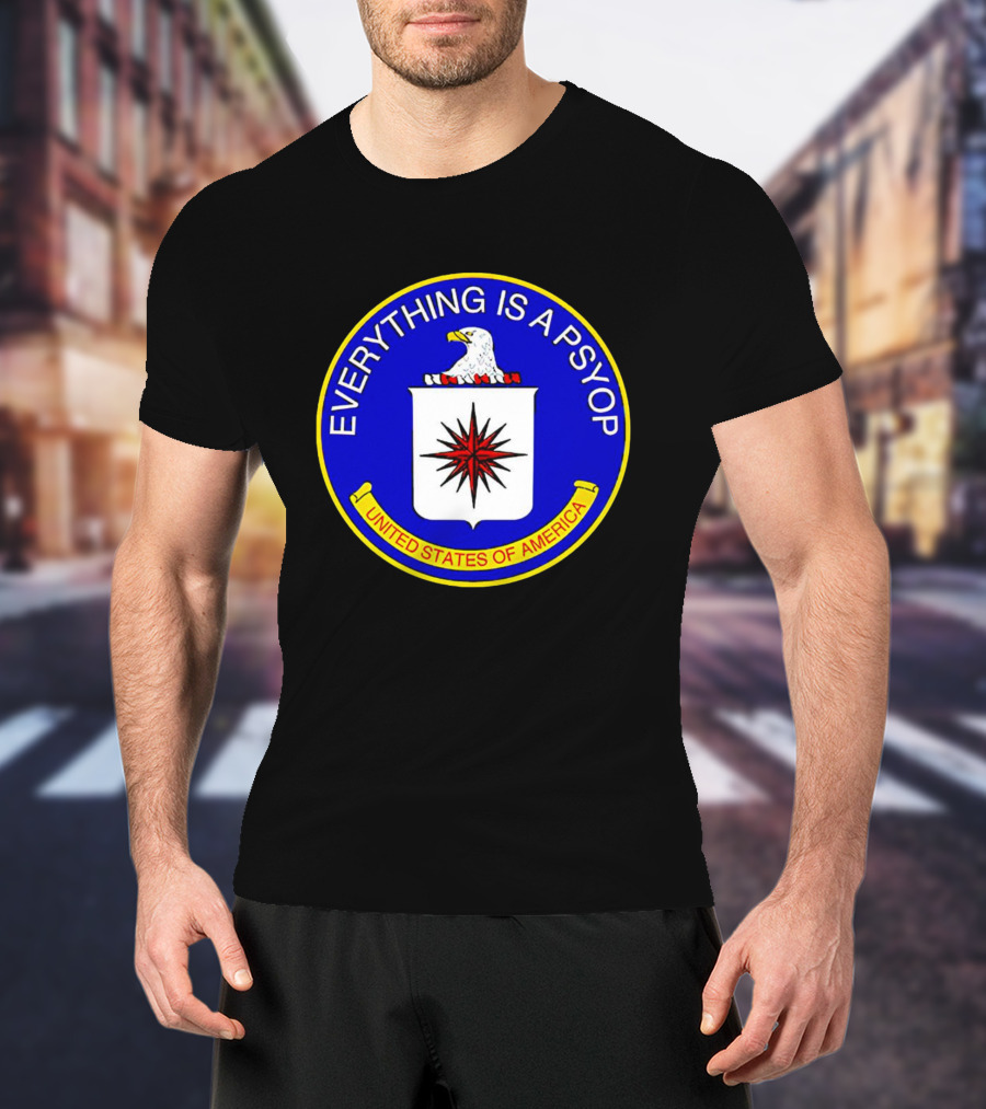 Everything Is A Psyop United States Of America Seal T-Shirt