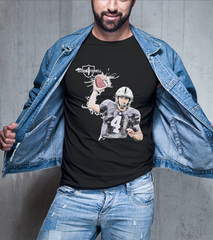 Aidan O’connell Las Vegas Raiders Football Quarterback T-Shirt