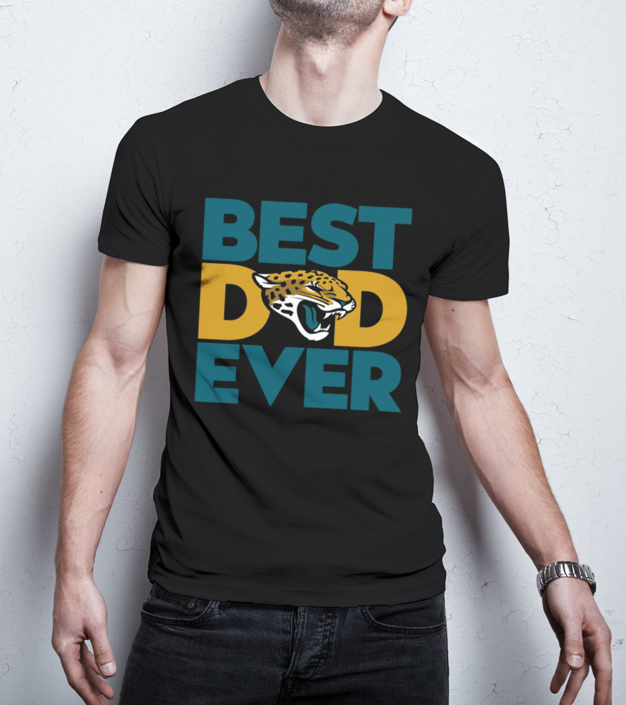 Best Dad Ever Jacksonville Jaguars NFL T-Shirt