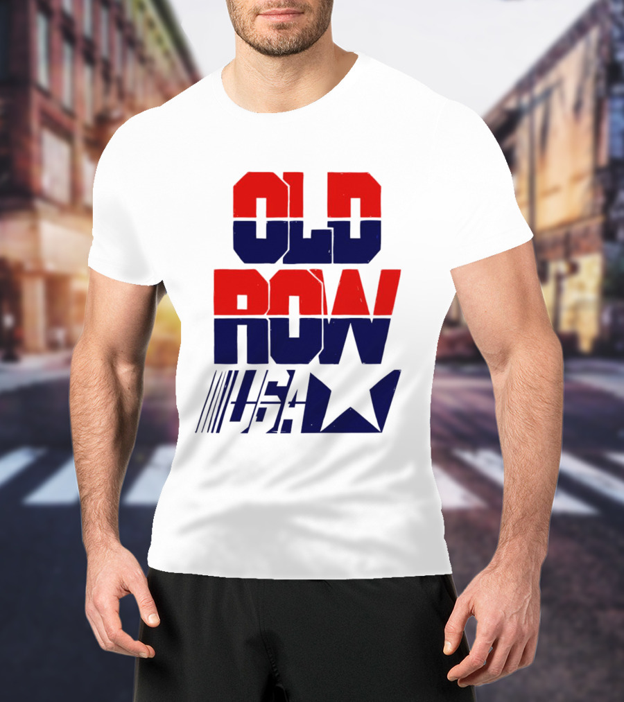 Old Row USA Vintage Star And Stripes T-Shirt