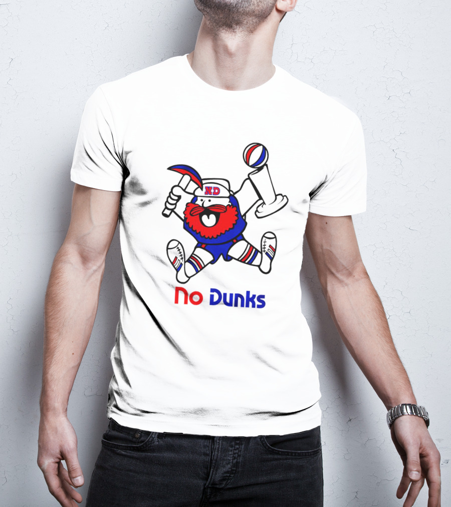 Denver Nuggets No Dunks Basketball Miner Enthusiast T-Shirt