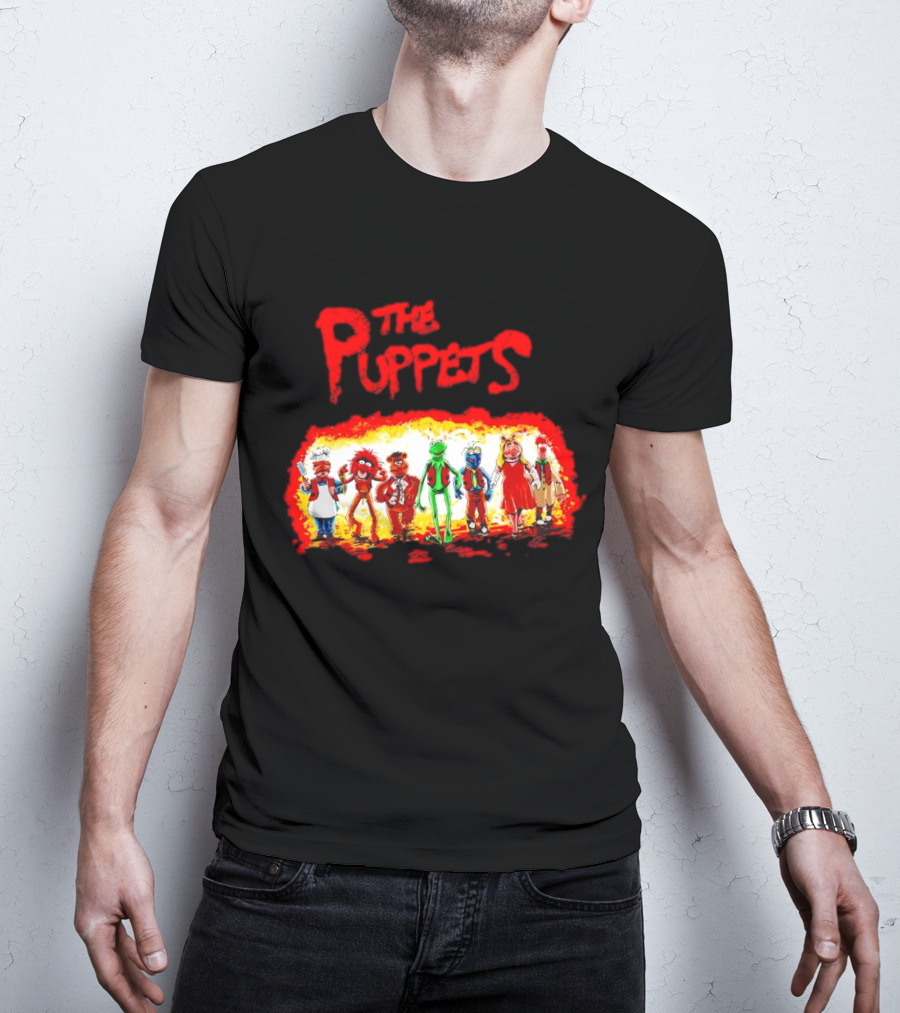 The Puppets Walking In Colorful Lineup T-Shirt
