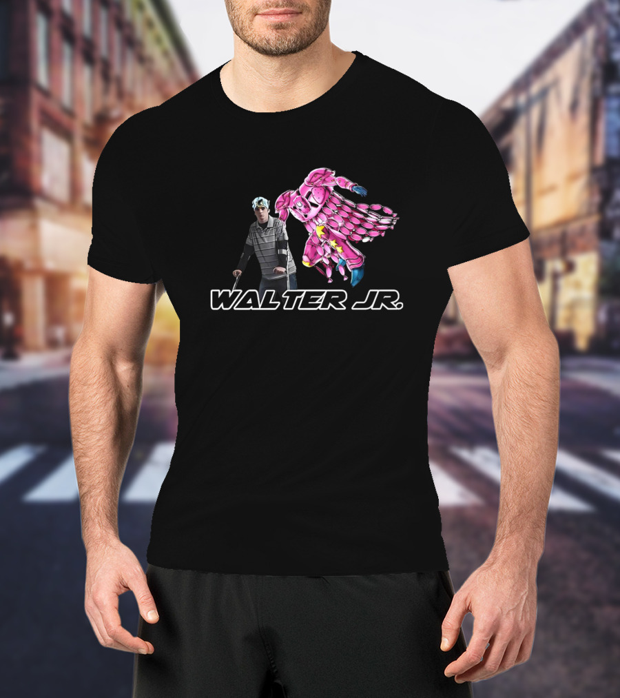 Walter Jr Tusk Act 4 Pink Armored Stand Style Duo T-Shirt