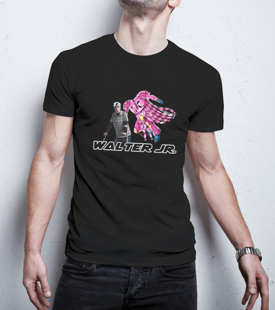 Walter Jr Tusk Act 4 Pink Armored Stand Style Duo T-Shirt