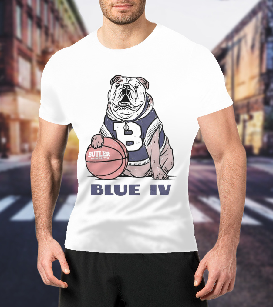 Butler University Bulldogs Blue IV Basketball T-Shirt