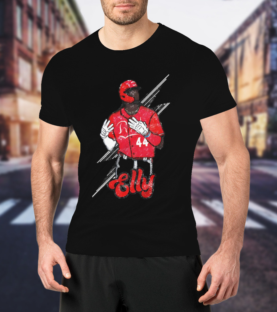 Elly De La Cruz 44 Red Baseball Player SZN T-Shirt