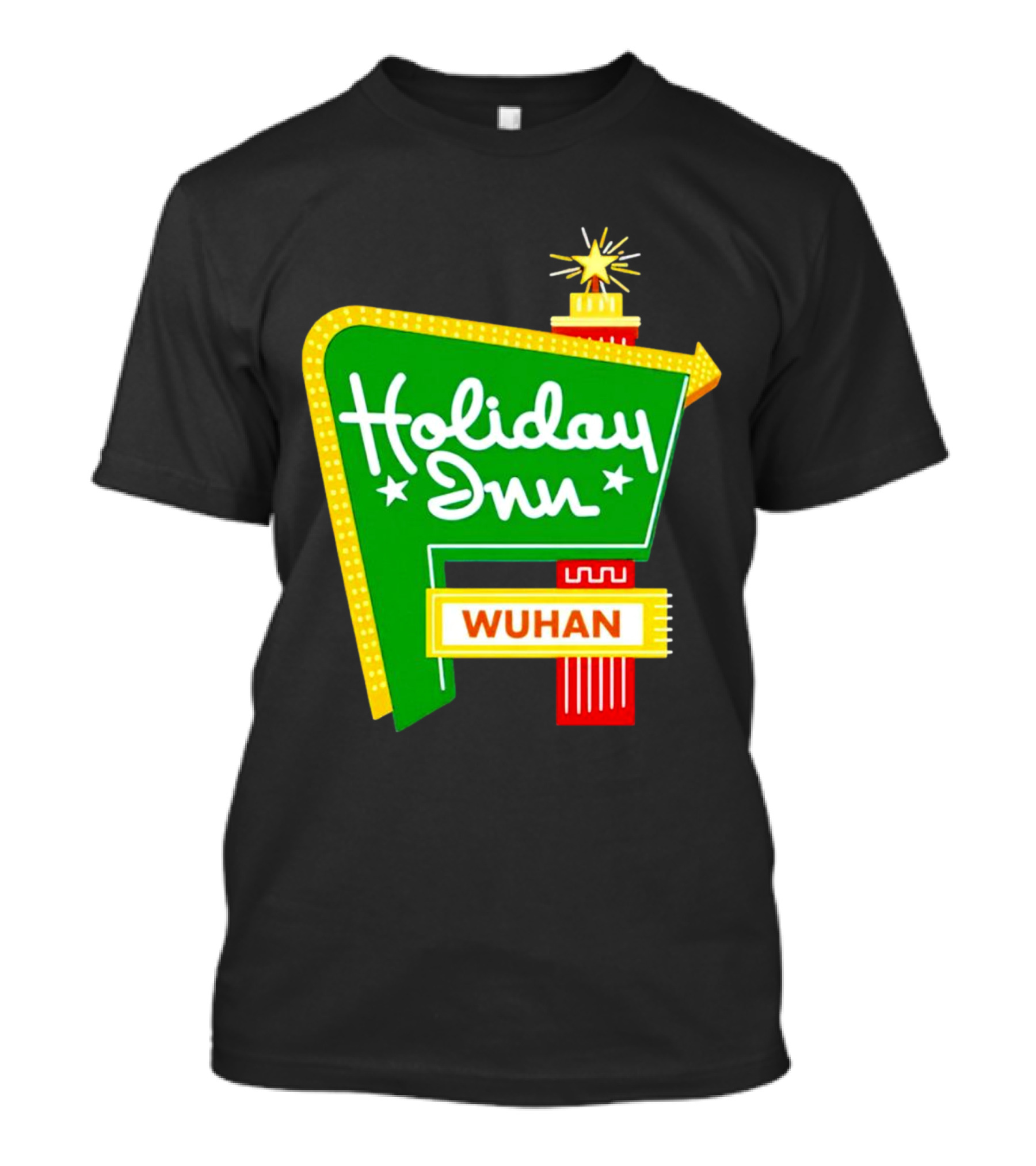 Holiday Inn Wuhan Vintage Neon Sign T-Shirt