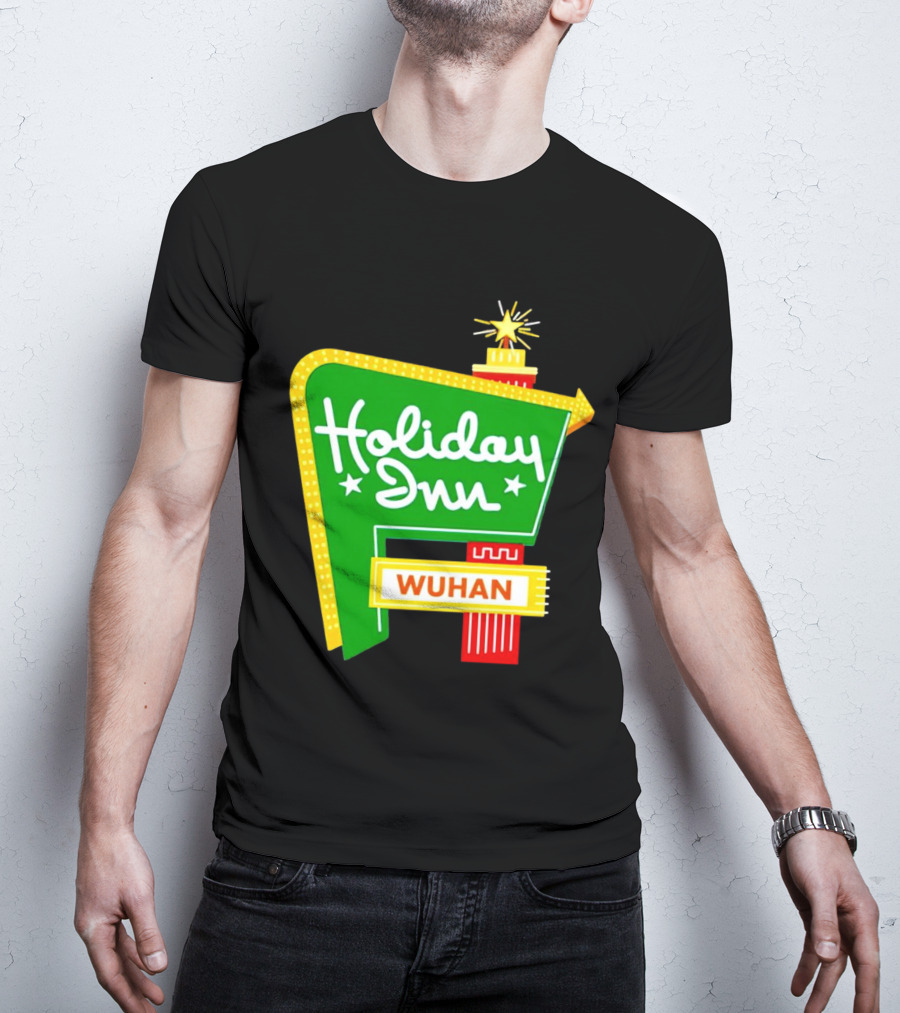 Holiday Inn Wuhan Vintage Neon Sign T-Shirt