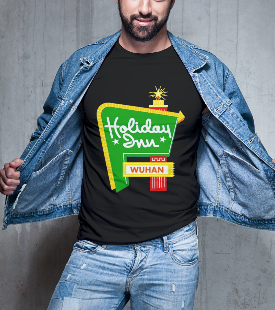 Holiday Inn Wuhan Vintage Neon Sign T-Shirt