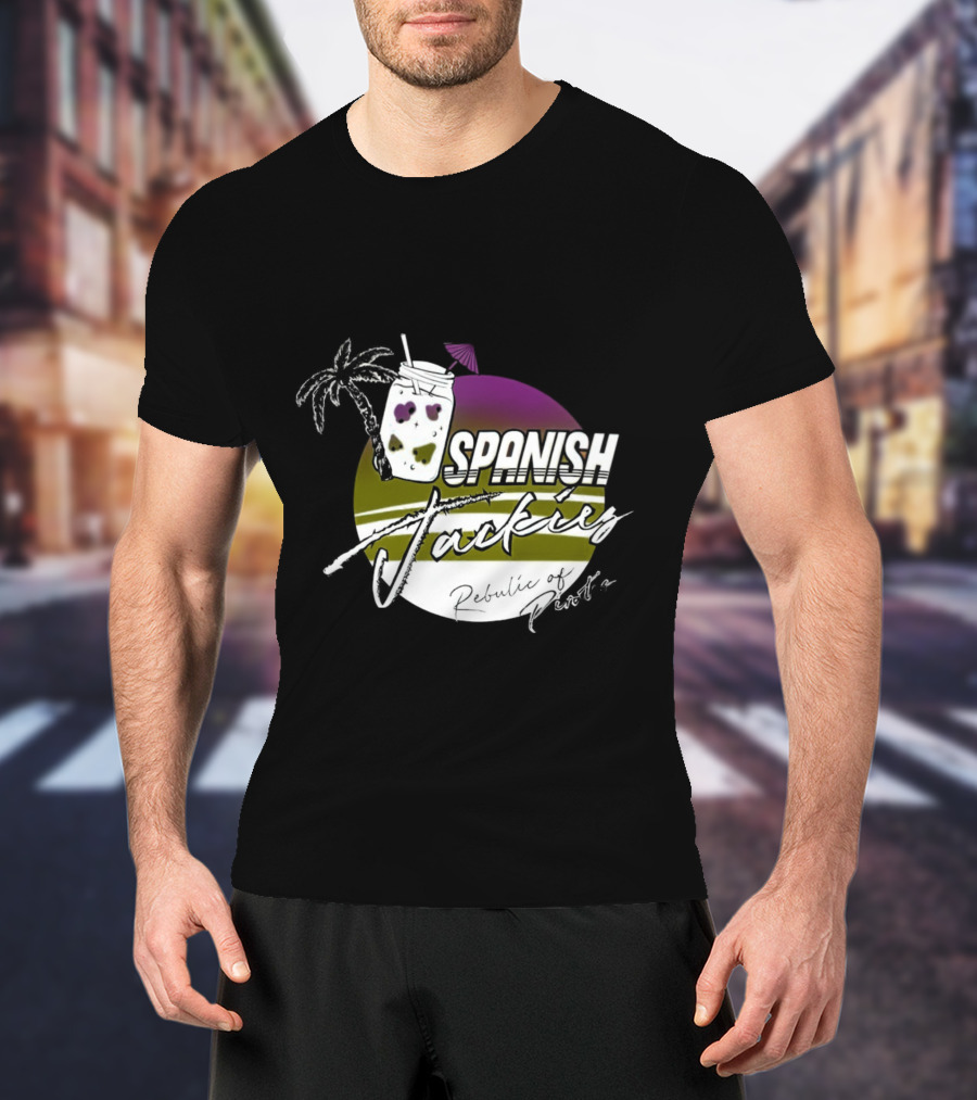 Spanish Jackie’s Tropical Drink Republic Of Pirates T-Shirt