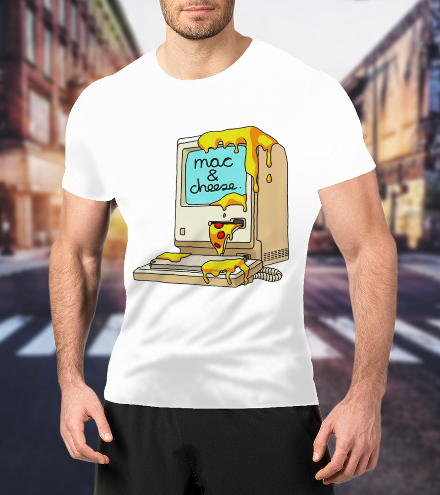Mac And Cheese Dakkadakka Pizza Computer T-Shirt