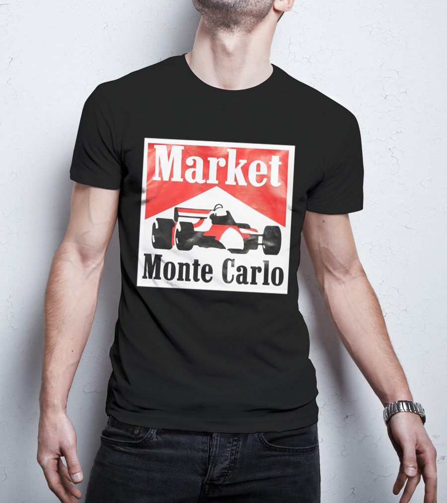 Market Monte Carlo Formula Racing Car T-Shirt