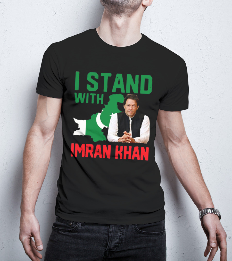 I Stand With Imran Khan PTI Support Pakistan T-Shirt
