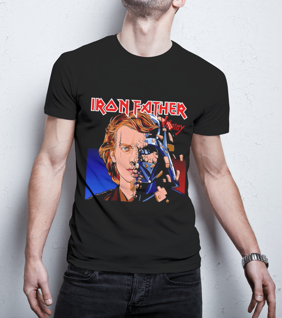 IRON FATHER Villainy Darth Vader T-Shirt