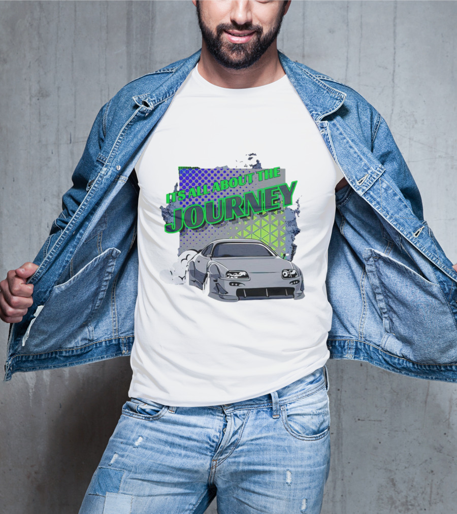 It’s All About The Journey Car Racing T-Shirt