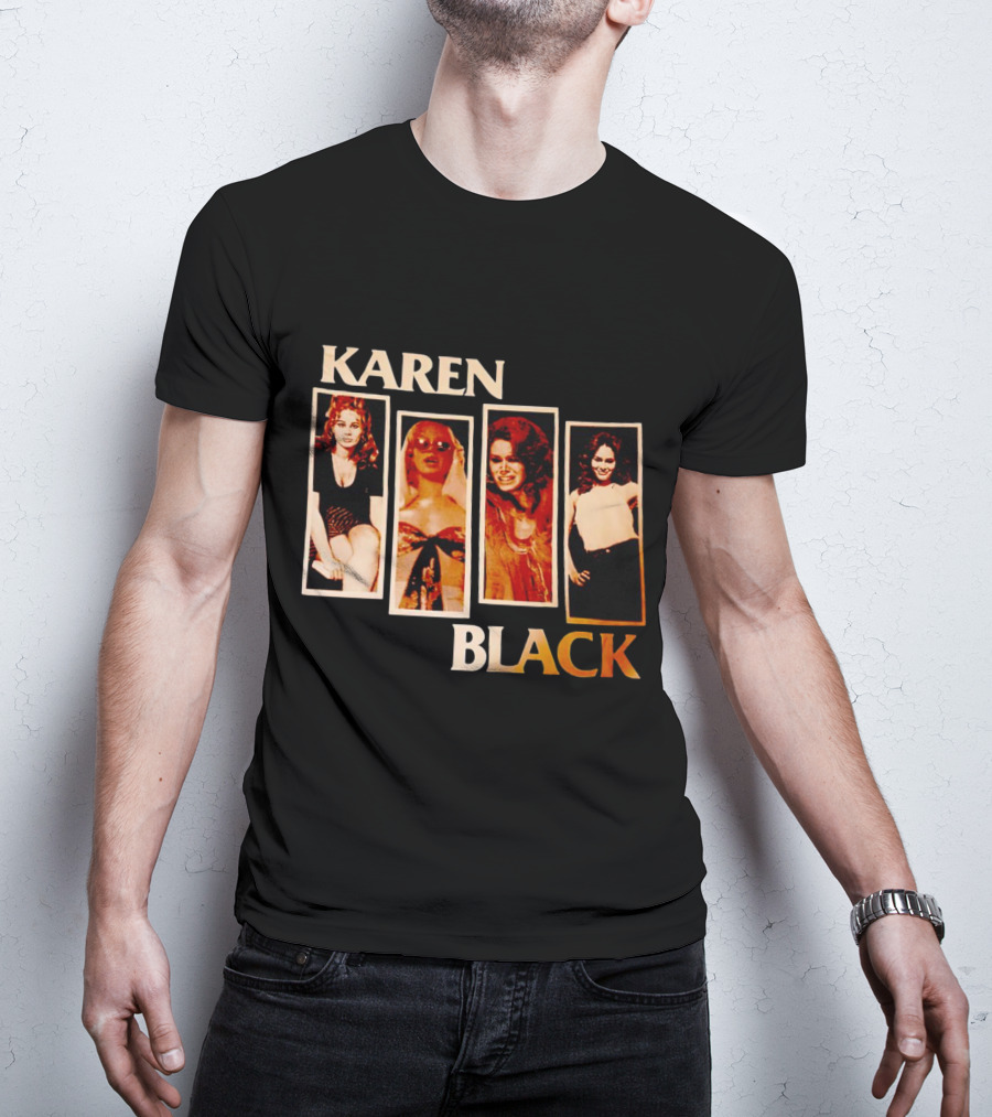Karen Black Retro Photo Montage T-Shirt