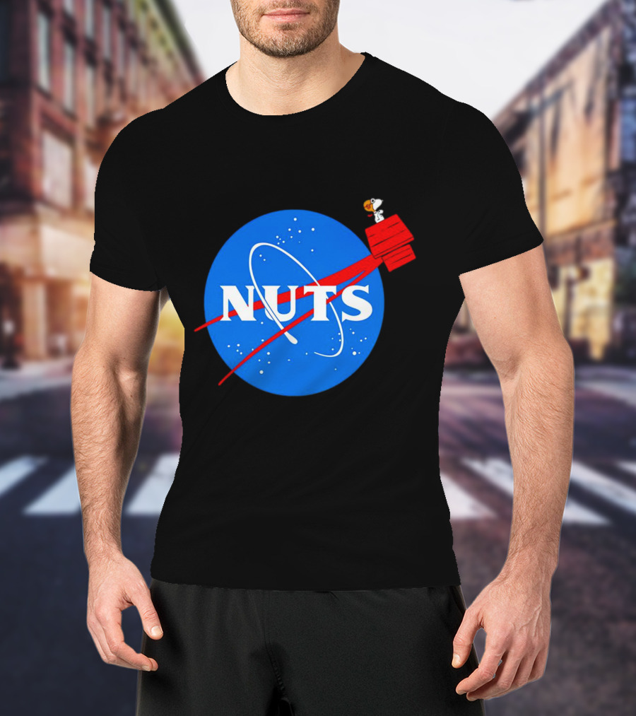 Snoopy Space Nuts NASA Parody Astronaut Adventure T-Shirt