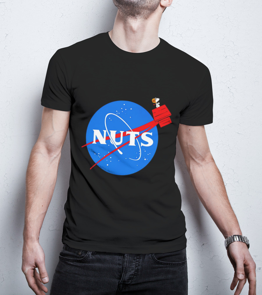 Snoopy Space Nuts NASA Parody Astronaut Adventure T-Shirt