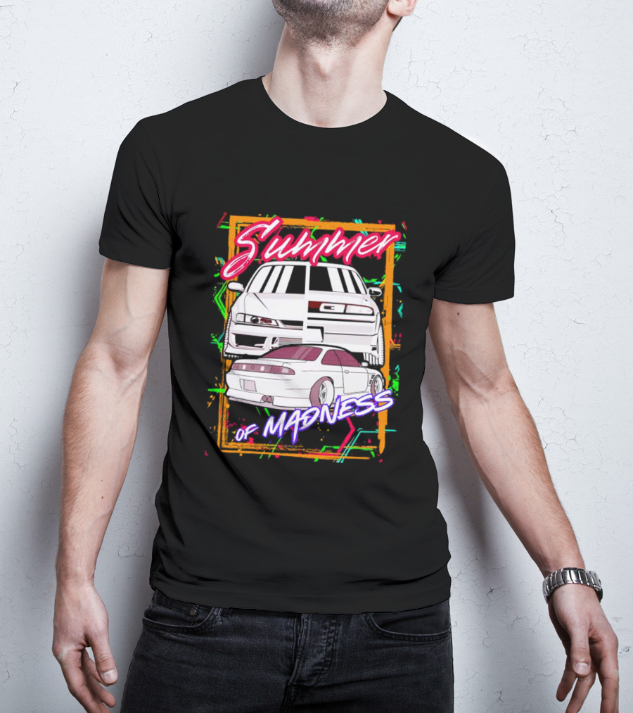 Summer Of Madness Racing Cars Neon T-Shirt