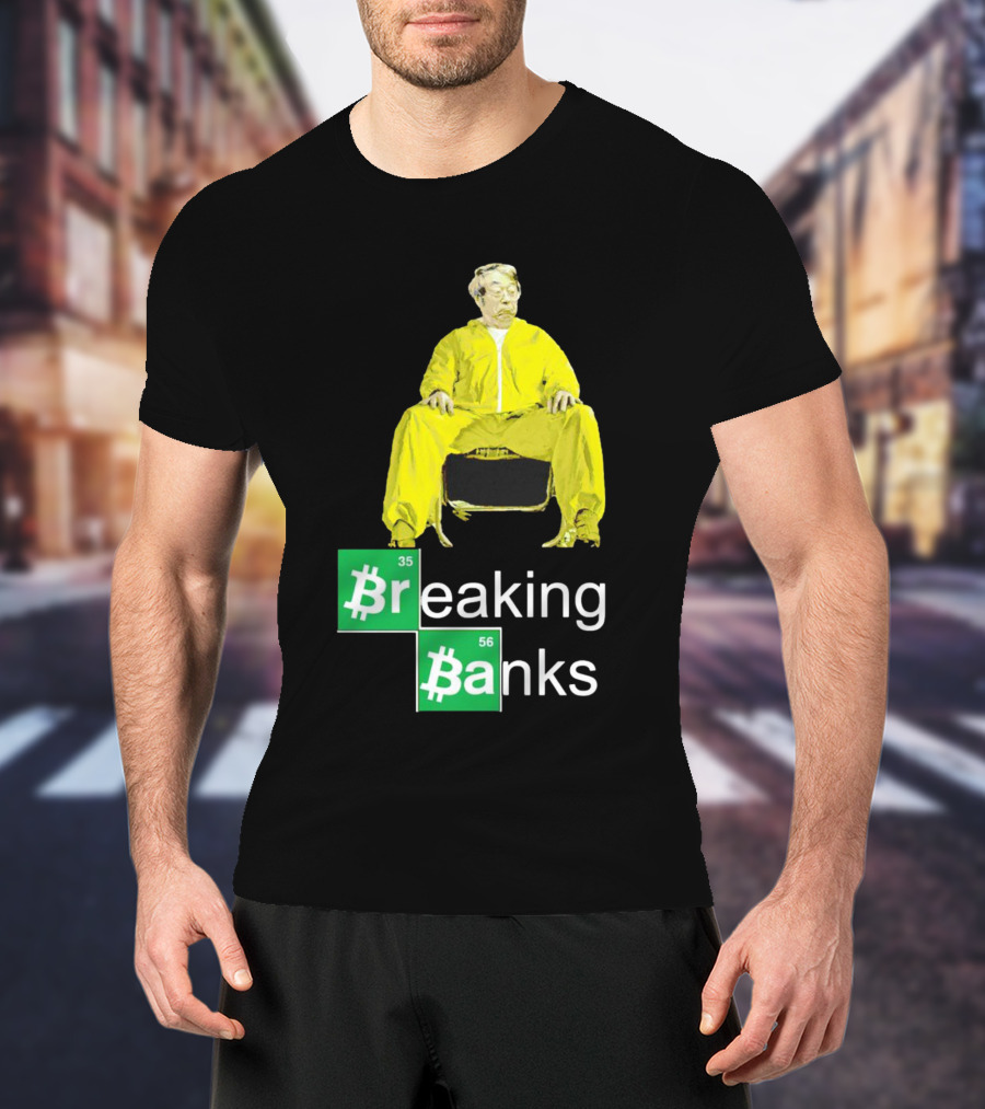 Breaking Banks Bitcoin Chemistry Suit T-Shirt