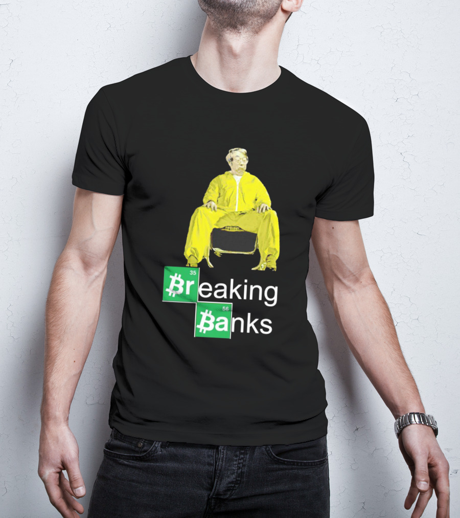 Breaking Banks Bitcoin Chemistry Suit T-Shirt