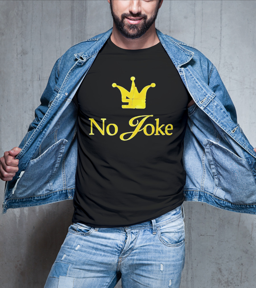No Joke Yellow Crown T-Shirt