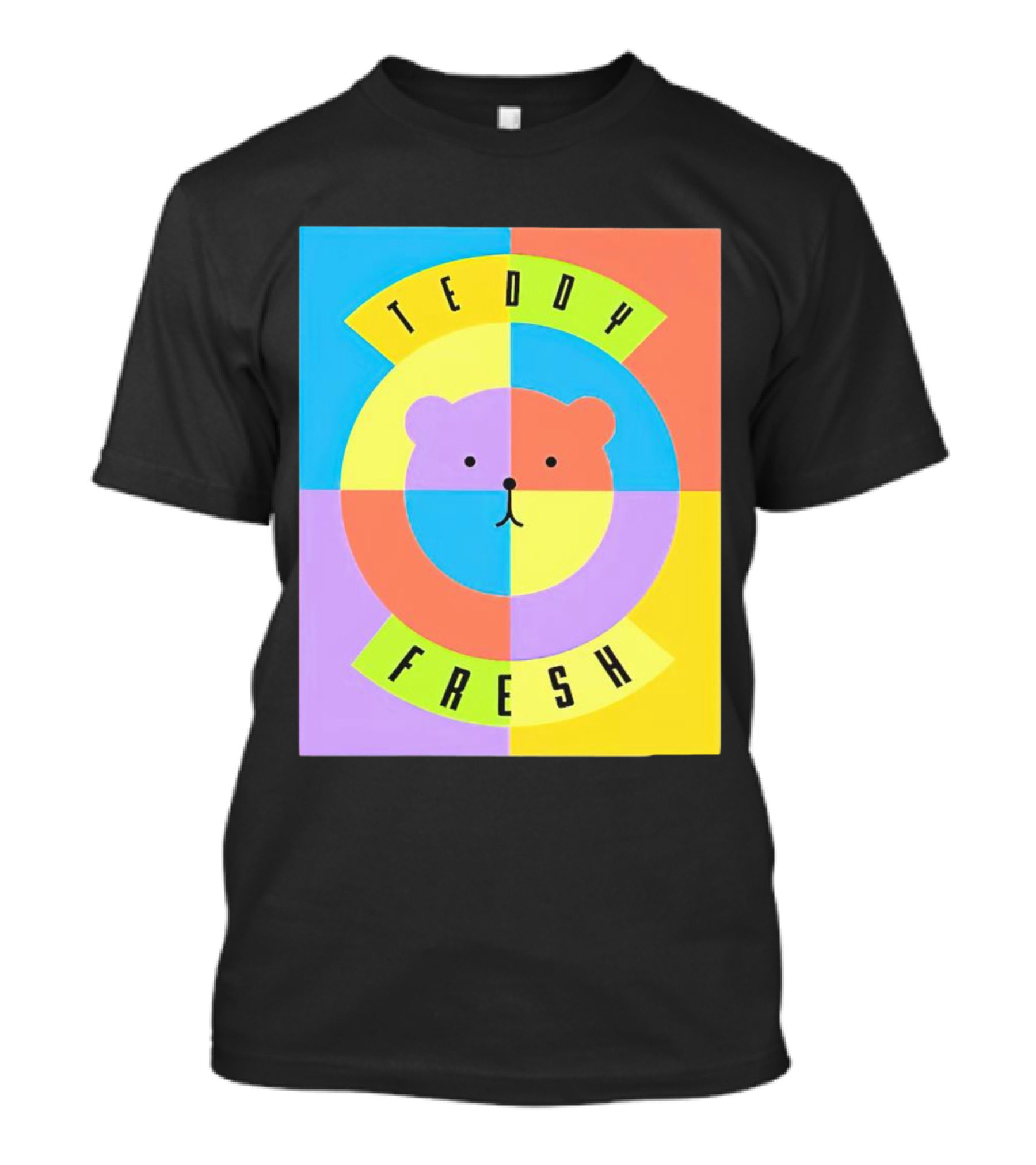 Teddy Fresh Colorful Circle Bear T-Shirt