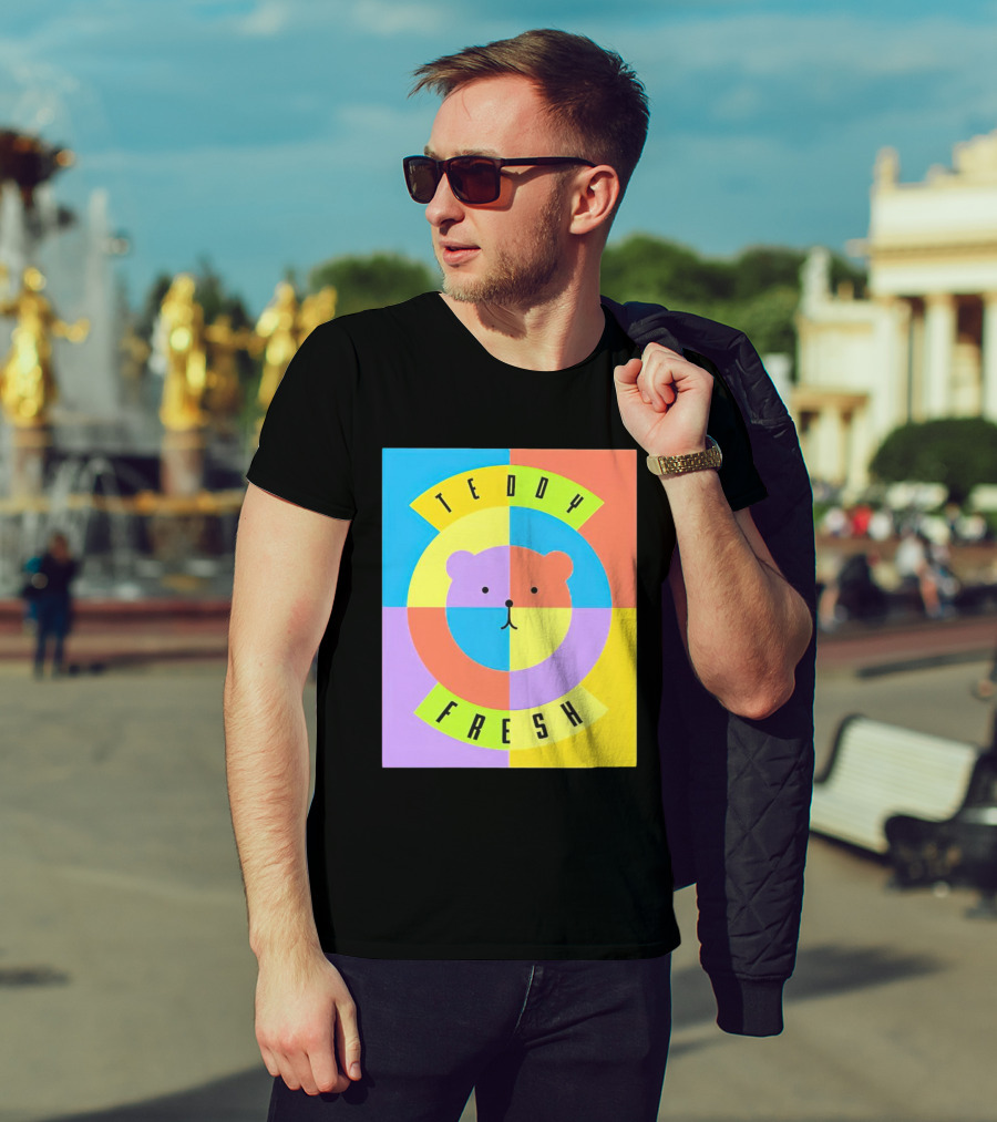 Teddy Fresh Colorful Circle Bear T-Shirt