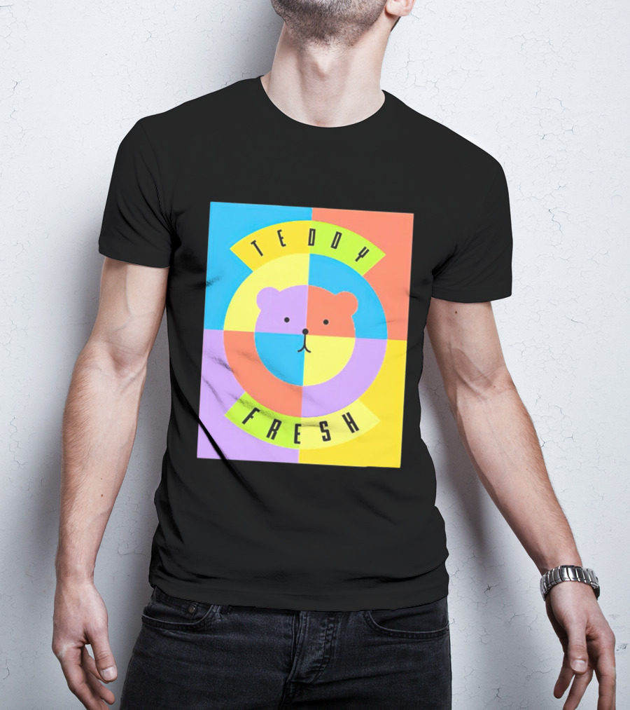 Teddy Fresh Colorful Circle Bear T-Shirt