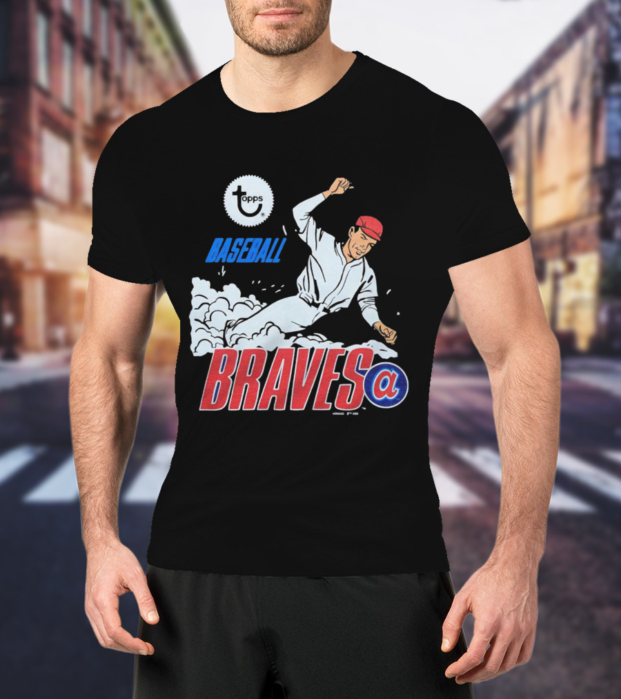 Topps Baseball Braves MLB Atlanta Braves T-Shirt